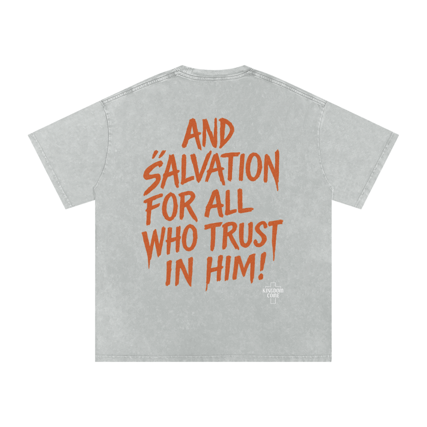 Messiah Justification Wash Oversize T-Shirt