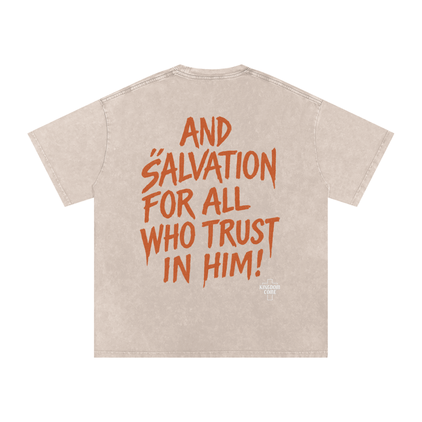 Messiah Justification Wash Oversize T-Shirt